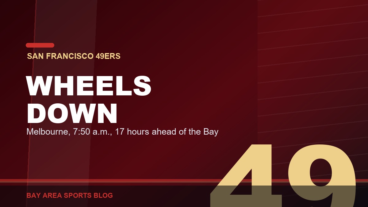 Bay Area Sports Blog: The Niners Are on the Ground in Melbourne, 15 Hours in the Air and 17 Hours Ahead of Us