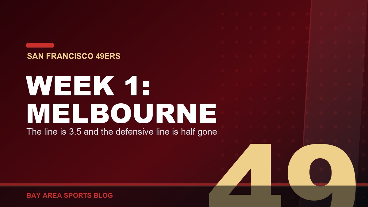 Bay Area Sports Blog: 49ers at Rams in Melbourne, The Defensive Line Is Half Gone and I Cannot Stop Thinking About It