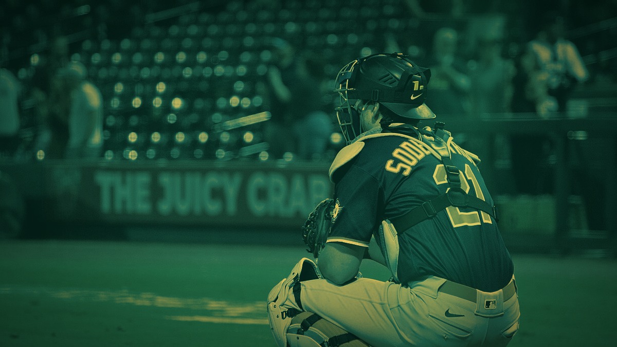 Tyler Soderstrom of the Athletics, who reached and scored in the 6-5 loss to the Diamondbacks