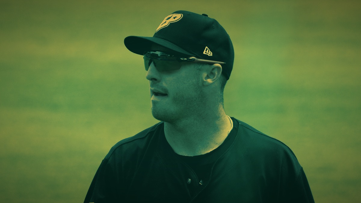 Brent Rooker of the Athletics at the plate
