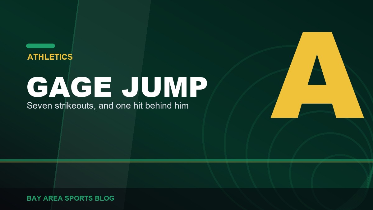 Bay Area Sports Blog graphic: the Seattle Mariners beat the Athletics 2 to 0 at T-Mobile Park