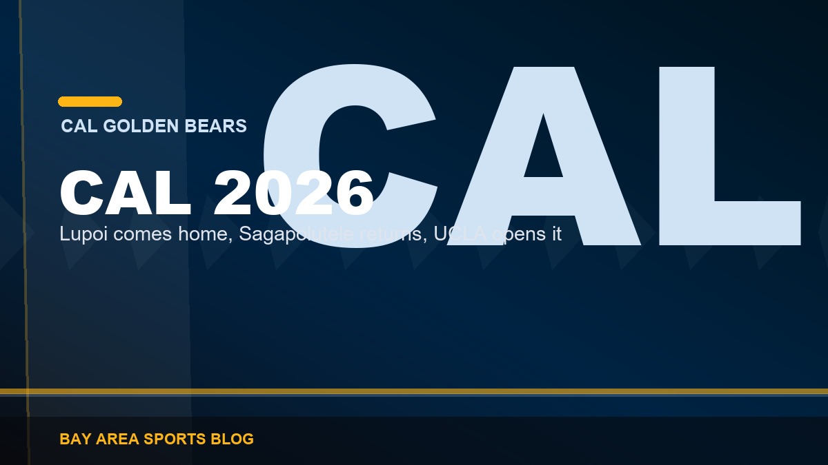 Bay Area Sports Blog: Cal 2026 season preview, Tosh Lupoi and Jaron-Keawe Sagapolutele
