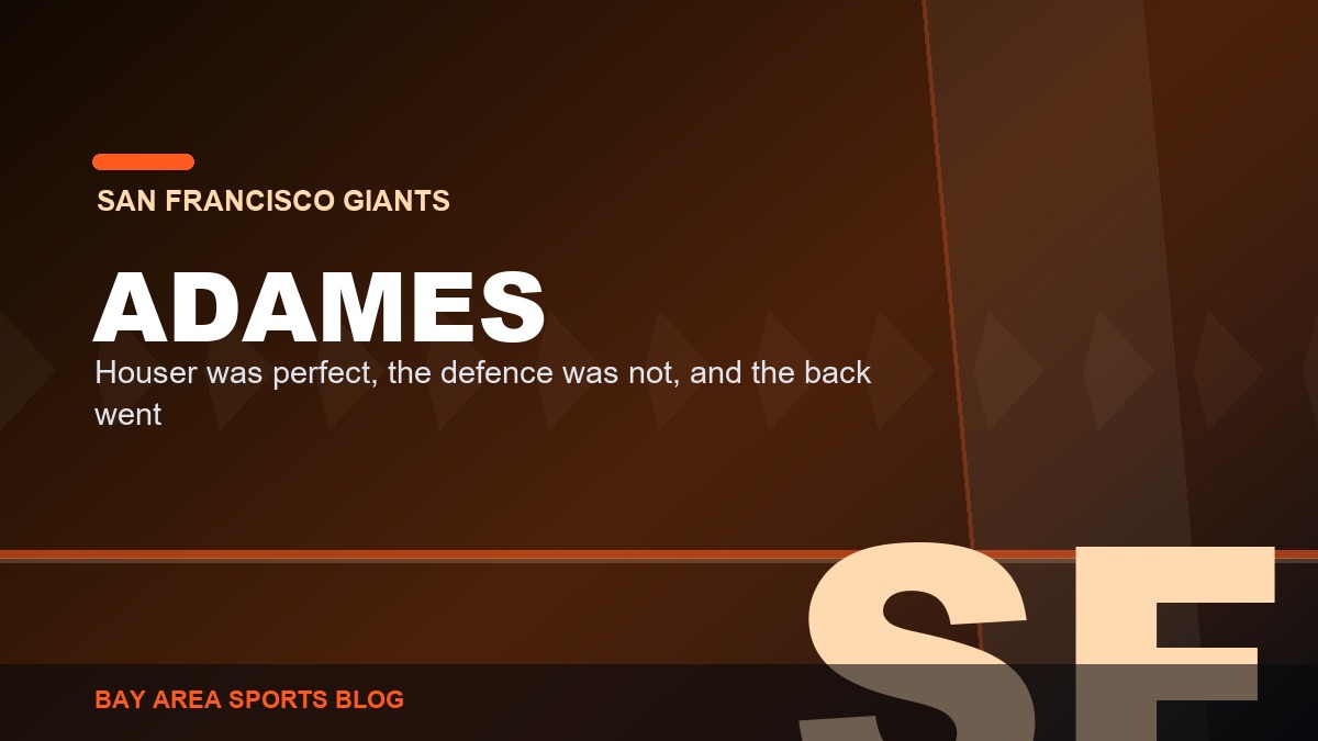 Bay Area Sports Blog graphic: Astros 2, Giants 1, Willy Adames back spasms, August 12, 2026