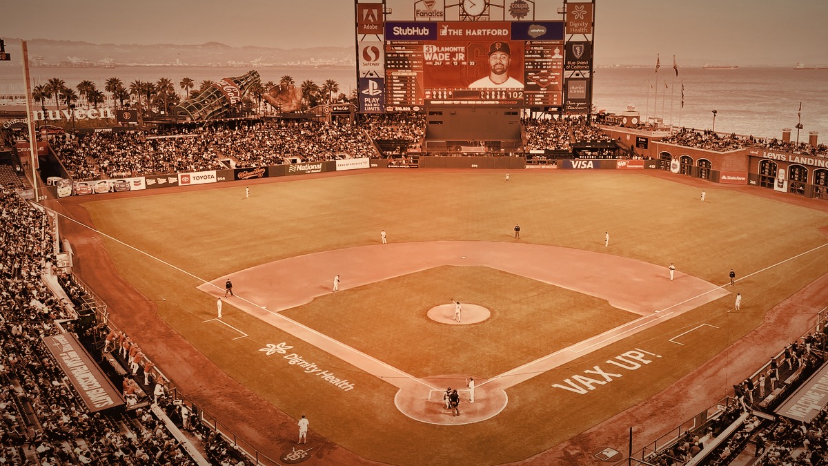 Oracle Park in San Francisco, home of the Giants, the site of an 8-2 loss to the Brewers