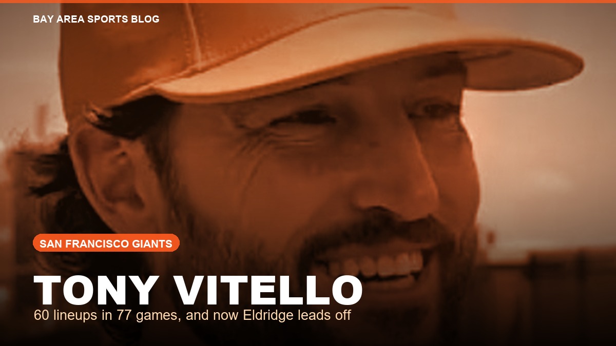 Tony Vitello, manager of the San Francisco Giants, whose constantly changing lineup cards have become the story of the 2026 season