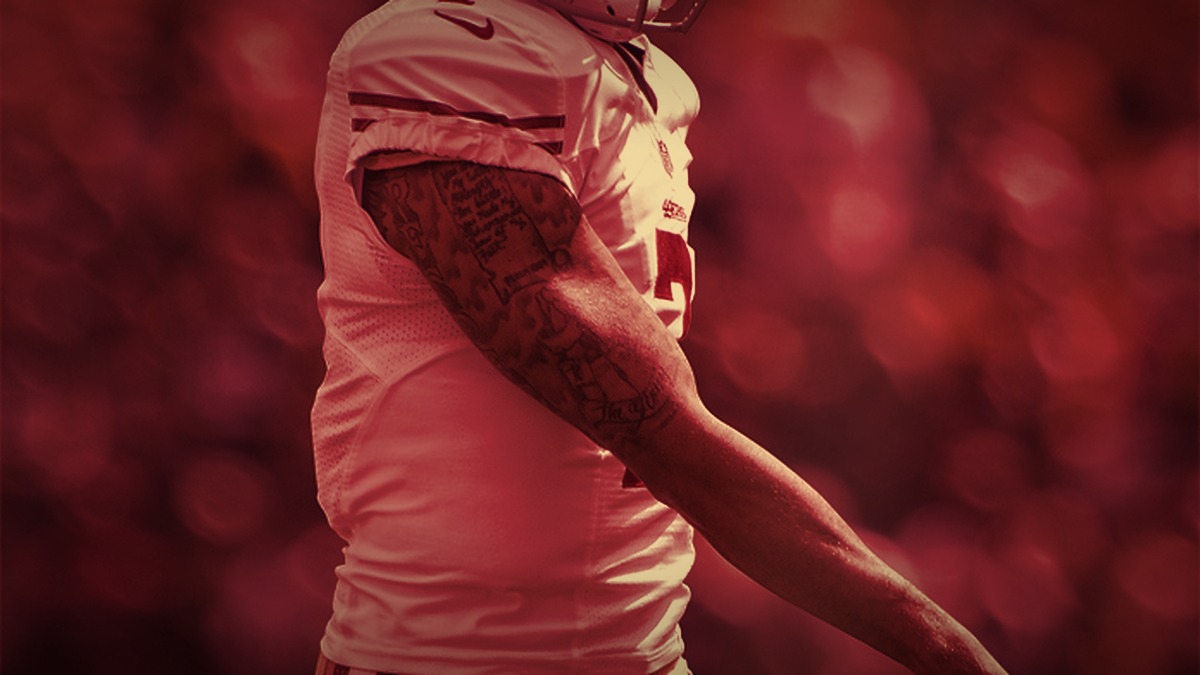 Colin Kaepernick of the San Francisco 49ers