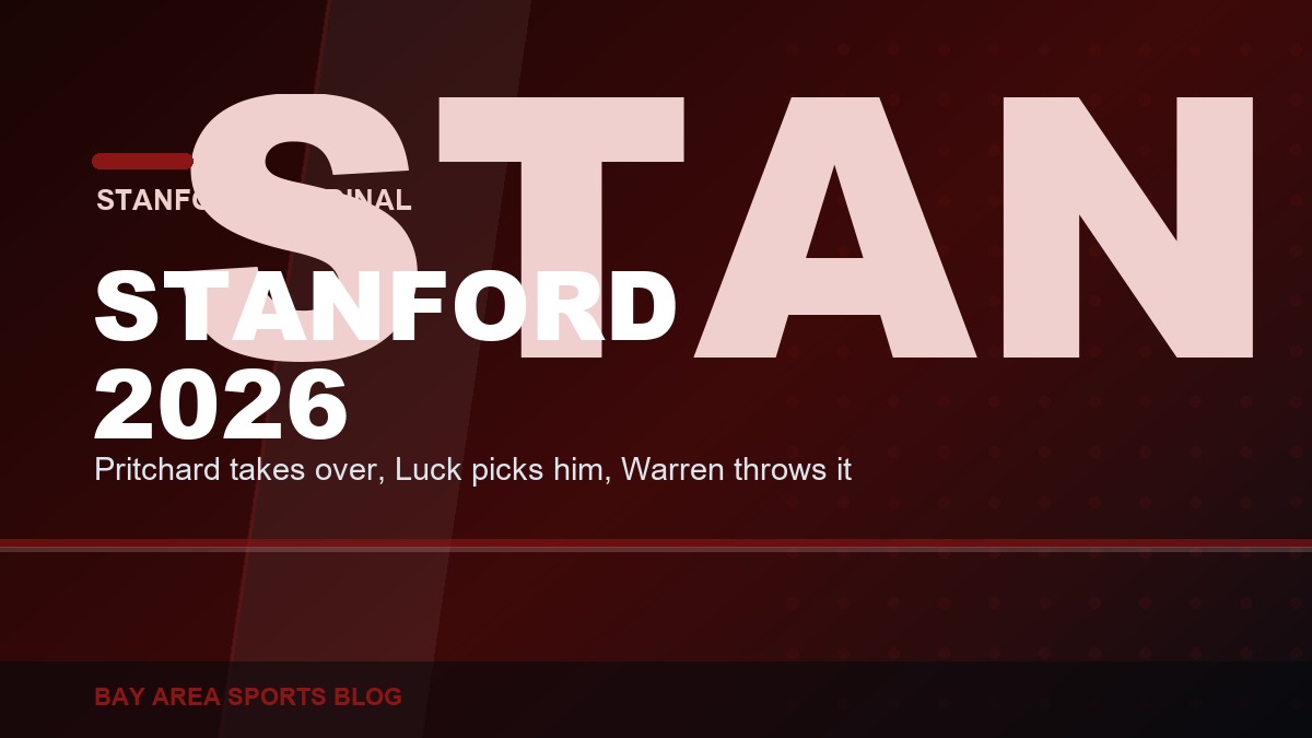 Bay Area Sports Blog: Stanford 2026 season preview, Tavita Pritchard and Davis Warren