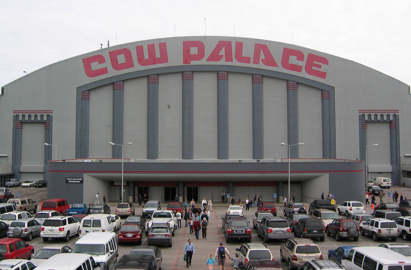 The Cow Palace in Daly City, where the San Jose Sharks played their first two NHL seasons in 1991-92 and 1992-93