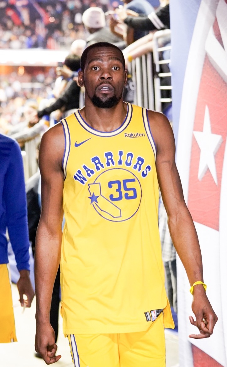 Kevin Durant of the Golden State Warriors