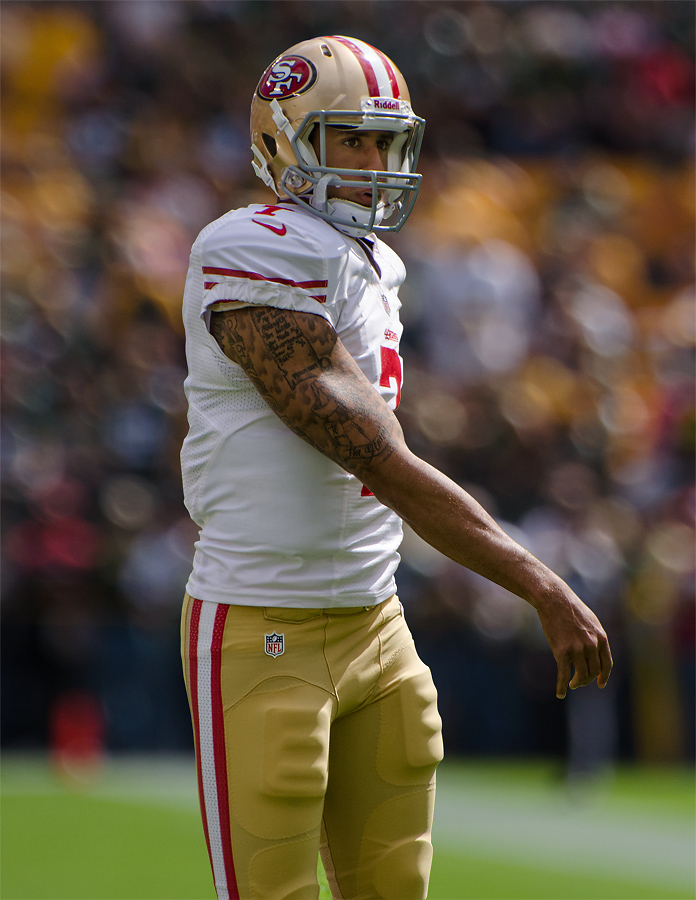 Colin Kaepernick of the San Francisco 49ers