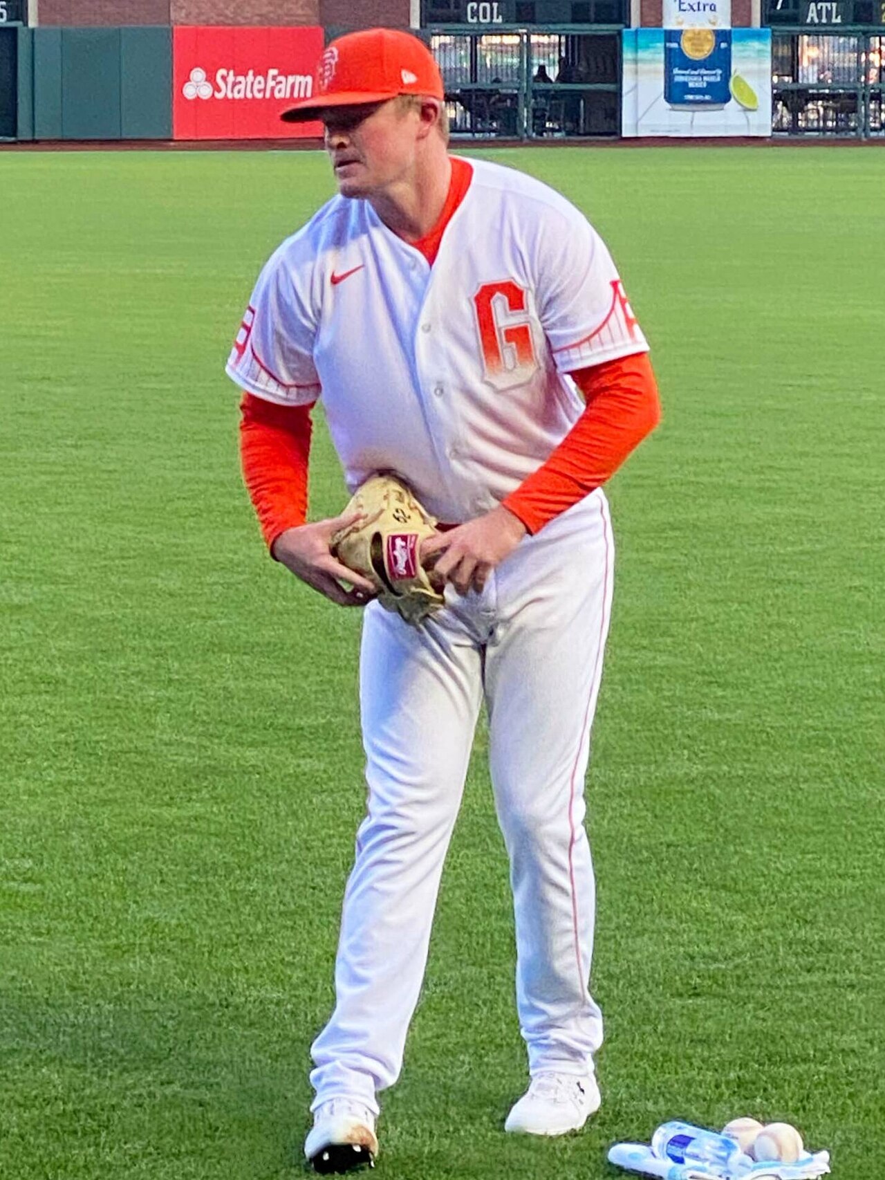 Logan Webb of the San Francisco Giants, who gave up a first-inning grand slam to Kazuma Okamoto in the 10-0 loss to Toronto