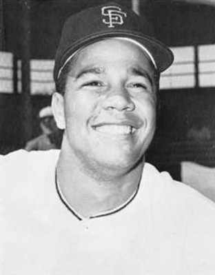Juan Marichal pitching for the San Francisco Giants