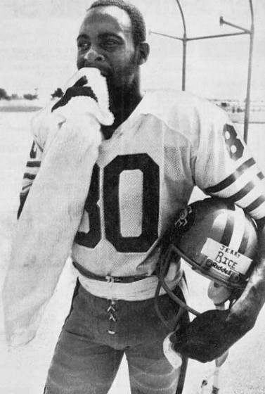 Jerry Rice of the San Francisco 49ers