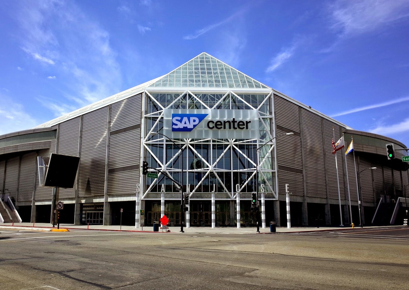 SAP Center in San Jose, opened in 1993 as the San Jose Arena and known as the Shark Tank
