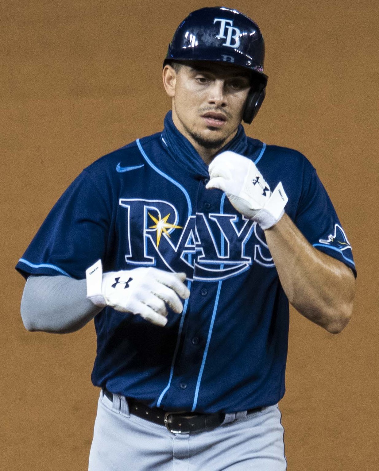 Willy Adames of the San Francisco Giants, who hit a two-run homer in the four-run eighth inning of the 8-2 win over Colorado